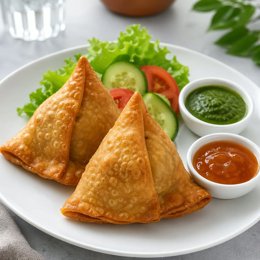 Vegetable Samosas x2